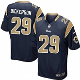 Youth Nike Los Angeles Rams #29 Eric Dickerson Navy Blue Team Color Game Jersey DingZhi,baseball caps,new era cap wholesale,wholesale hats